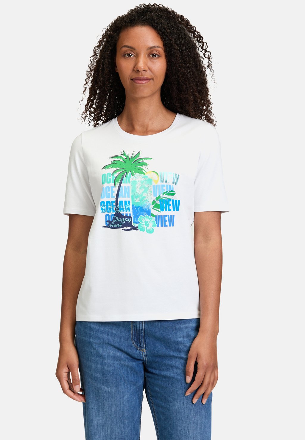 Футболка с принтом Betty Barclay, белый 
Футболка с принтом Betty Barclay, белый