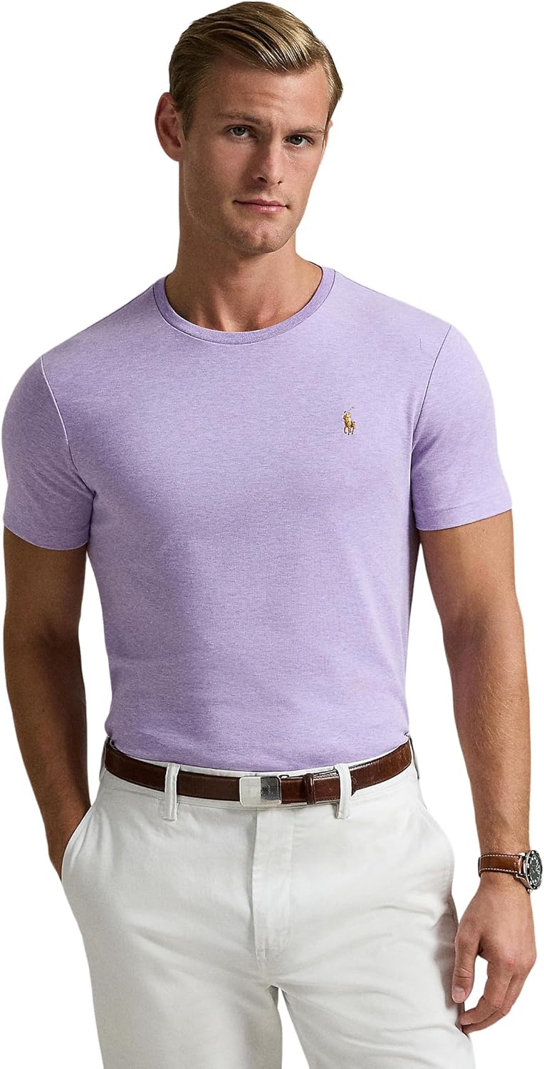 Мужская футболка POLO RALPH LAUREN, облегающая, из мягкого хлопка, Amethyst Heather
Мужская футболка POLO RALPH LAUREN, облегающая, из мягкого хлопка, Amethyst Heather