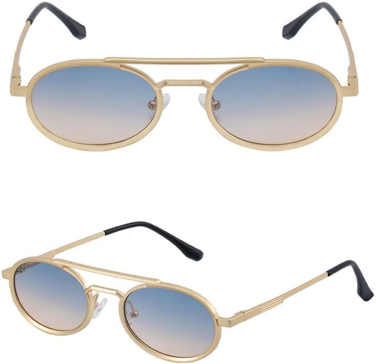 Солнцезащитные очки в овальной оправе для женщин и мужчин, в стиле ретро, стимпанк, с защитой от УФ-излучения UV400, модные, с двойным лучом TVTBBVV, C5goldgreenyellow
Солнцезащитные очки в овальной оправе для женщин и мужчин, в стиле ретро, стимпанк, с защитой от УФ-излучения UV400, модные, с двойным лучом TVTBBVV, C5goldgreenyellow