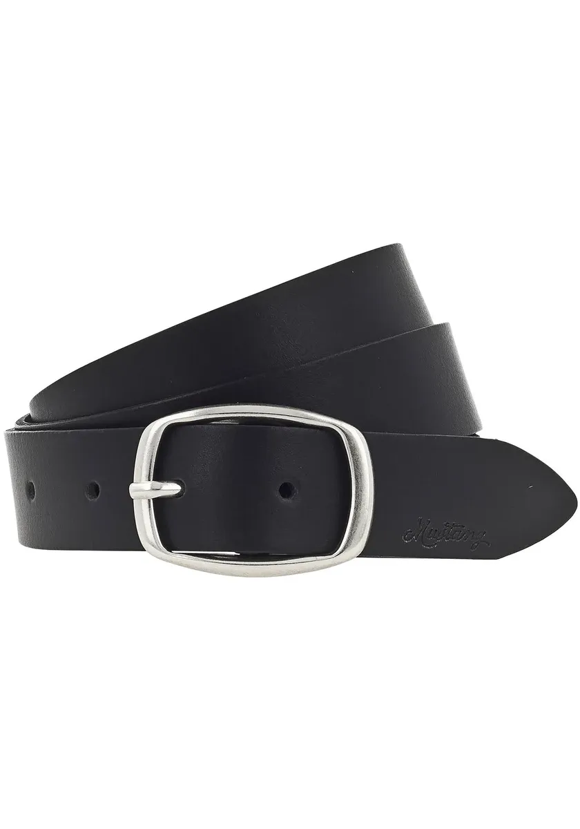 Ремень MUSTANG кожаный, с полированной застежкой, черный
Ремень MUSTANG кожаный, с полированной застежкой, черный