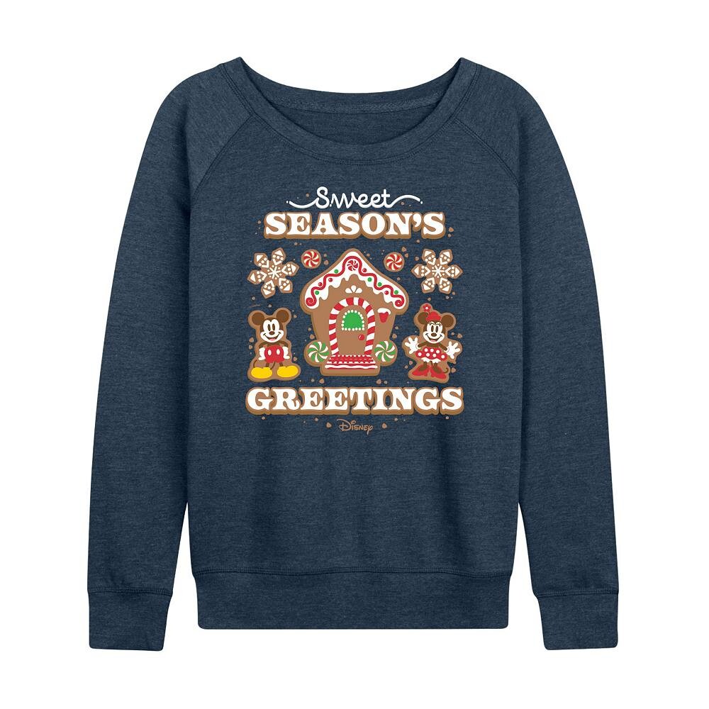 Легкий свитшот из френч-терри для женщин Disney's Mickey and Minnie Mouse Seasons Greetings, цвет Heather Indigo
Легкий свитшот из френч-терри для женщин Disney's Mickey and Minnie Mouse Seasons Greetings, цвет Heather Indigo