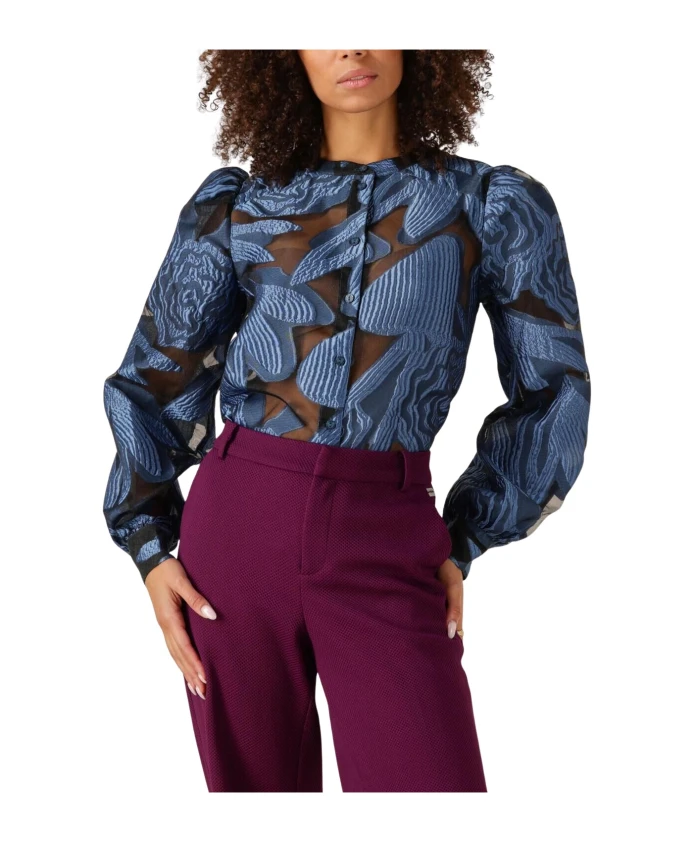 Блузка из органзы Dashing Nights Pom Amsterdam, синий
Блузка из органзы Dashing Nights Pom Amsterdam, синий