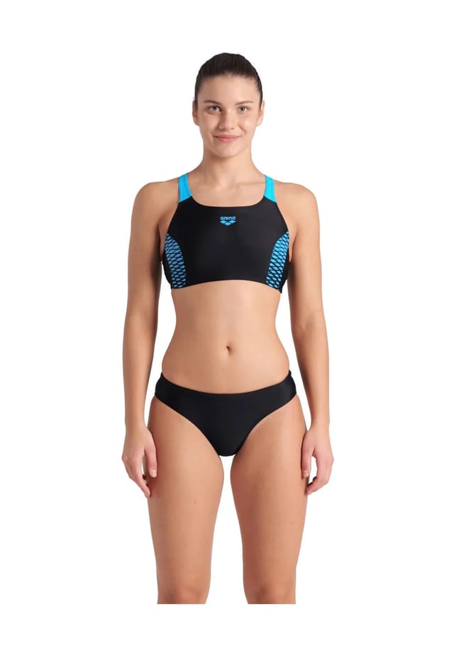 Бикини-Бюстье-Топ с широкими бретелями Arena, черный
Бикини-Бюстье-Топ с широкими бретелями Arena, черный
