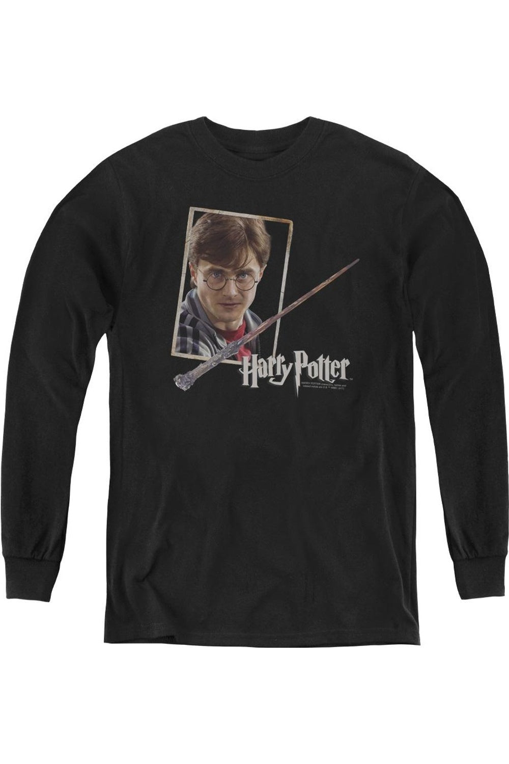 Футболка с портретом Гарри Поттера и его волшебной палочкой Gildan, черный
Футболка с портретом Гарри Поттера и его волшебной палочкой Gildan, черный
