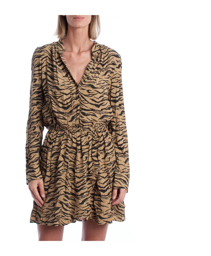 Короткое платье с животным принтом Zadig & Voltaire, коричневый
Короткое платье с животным принтом Zadig & Voltaire, коричневый