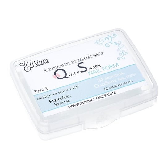 Мини-формы-удлинители Тип 2, 24 шт. Elisium, Quick Shape 
Мини-формы-удлинители Тип 2, 24 шт. Elisium, Quick Shape
