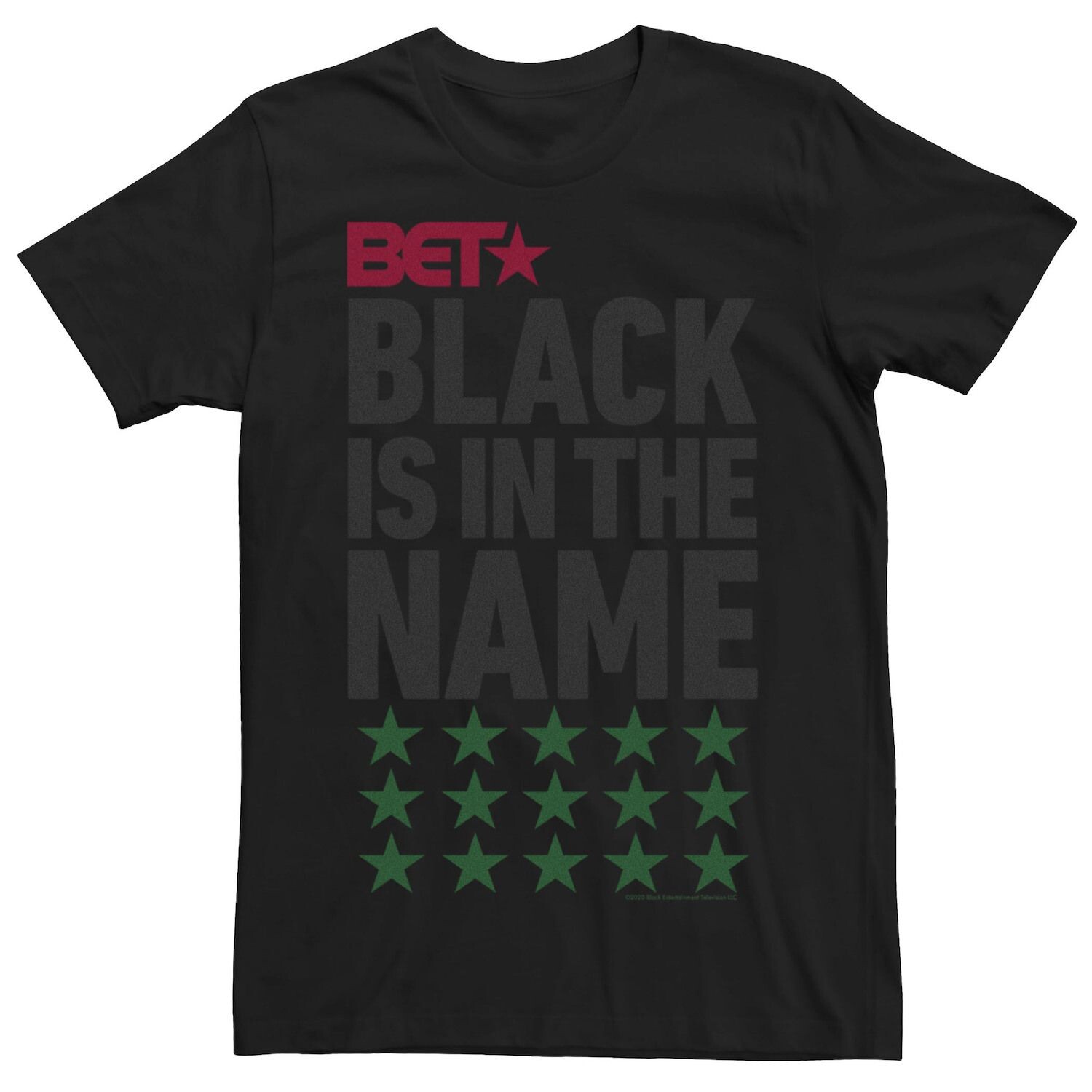 Мужская футболка BET Black Is In The Name Stars Licensed Character
Мужская футболка BET Black Is In The Name Stars Licensed Character