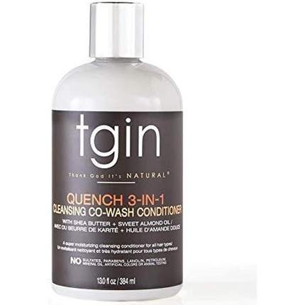 Кондиционер Tgin Quench 3-In-1 Co-Wash Conditioner and Detangler 384ml
Кондиционер Tgin Quench 3-In-1 Co-Wash Conditioner and Detangler 384ml