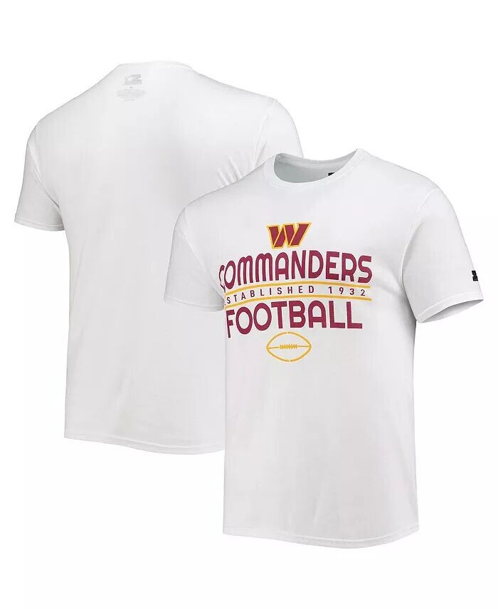 Мужская белая футболка Washington Commanders Prime Time Starter
Мужская белая футболка Washington Commanders Prime Time Starter