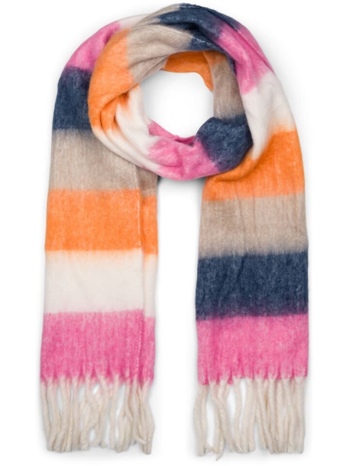 Шарф styleBREAKER Web, цвет pink-weiß-orange-taupe-dunkelblau 
Шарф styleBREAKER Web, цвет pink-weiß-orange-taupe-dunkelblau