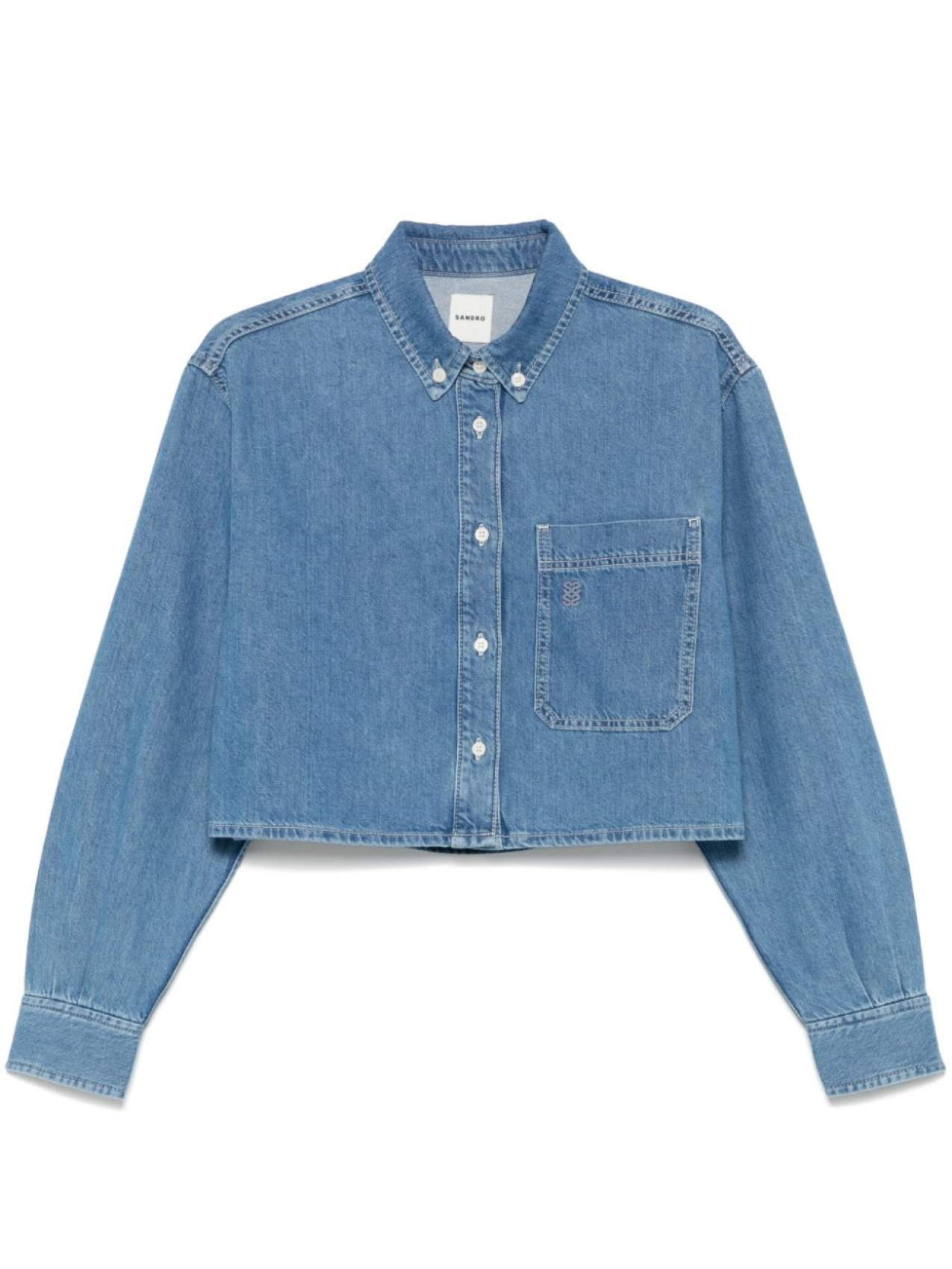 SANDRO укороченная рубашка, синий
SANDRO укороченная рубашка, синий