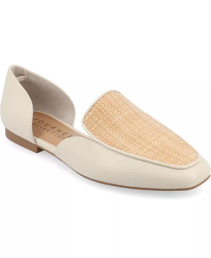 Женские лоферы без шнуровки Kennza Tru Comfort с вырезами Journee Collection, белый
Женские лоферы без шнуровки Kennza Tru Comfort с вырезами Journee Collection, белый