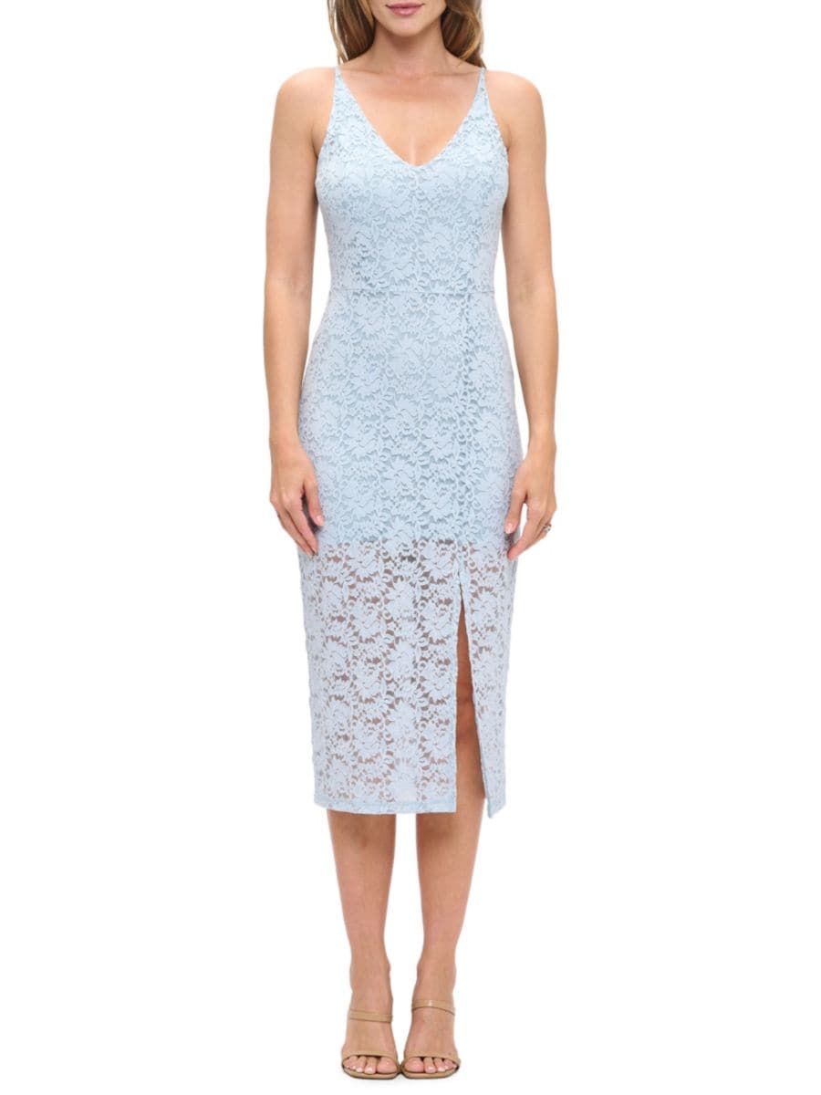 Платье-футляр миди с кружевом Renee C., синий
Платье-футляр миди с кружевом Renee C., синий