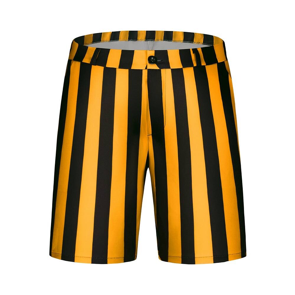 Полосатые шорты для мужчин, повседневные летние шорты чинос обычного кроя Lars Amadeus, цвет Yellow Black
Полосатые шорты для мужчин, повседневные летние шорты чинос обычного кроя Lars Amadeus, цвет Yellow Black