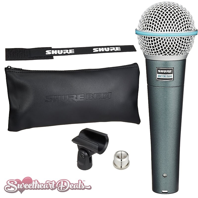 Динамический микрофон Shure BETA 58A Handheld Supercardioid Dynamic Microphone
Динамический микрофон Shure BETA 58A Handheld Supercardioid Dynamic Microphone
