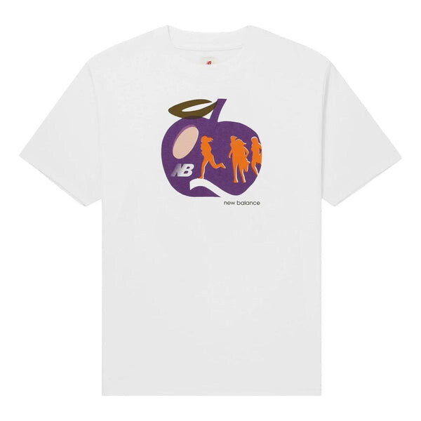 Футболка с рисунком яблока, сделанные в США New Balance, белый
Футболка с рисунком яблока, сделанные в США New Balance, белый