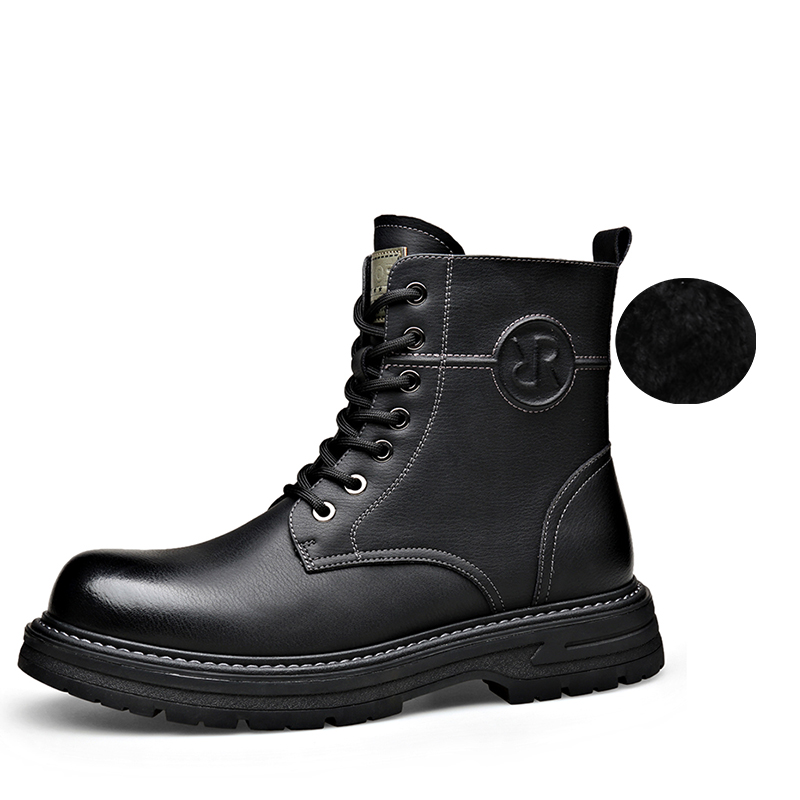 XIAOTOULANG Короткие мартинсы мужские с флисовой подкладкой черные, цвет Fleece-Lined Black
XIAOTOULANG Короткие мартинсы мужские с флисовой подкладкой черные, цвет Fleece-Lined Black