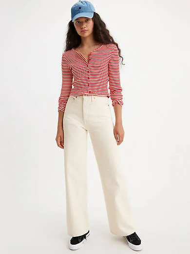 Широкие женские джинсы с рельефной клеткой Levi's, белый
Широкие женские джинсы с рельефной клеткой Levi's, белый