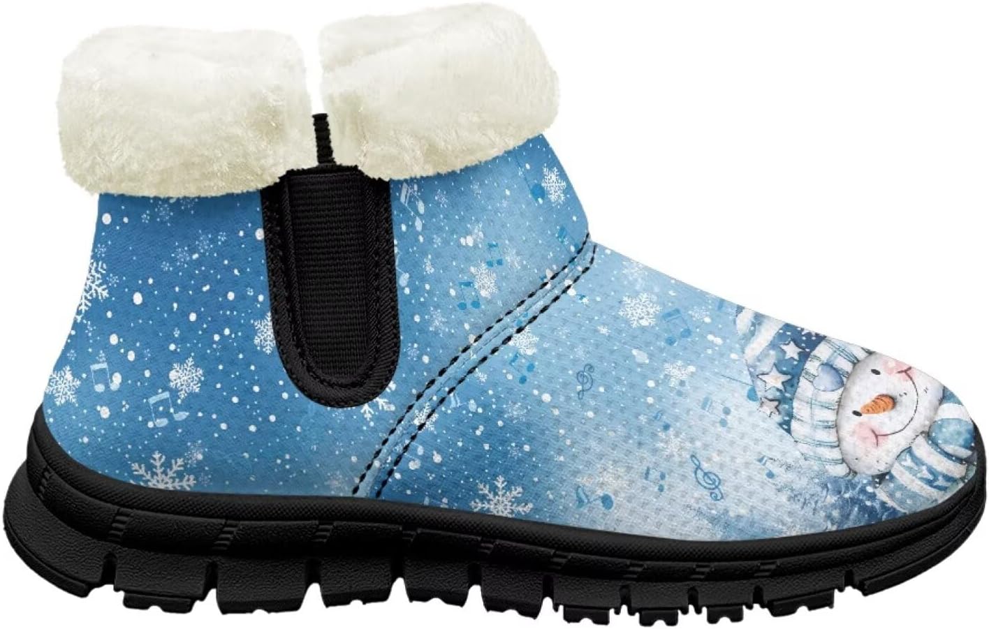 Детские ботинки на щиколотку для девочек, противоскользящие зимние ботинки для бега, с утепленной подкладкой, на мягкой подошве Pointodoor, Cute Snowman-Blue Printed
Детские ботинки на щиколотку для девочек, противоскользящие зимние ботинки для бега, с утепленной подкладкой, на мягкой подошве Pointodoor, Cute Snowman-Blue Printed