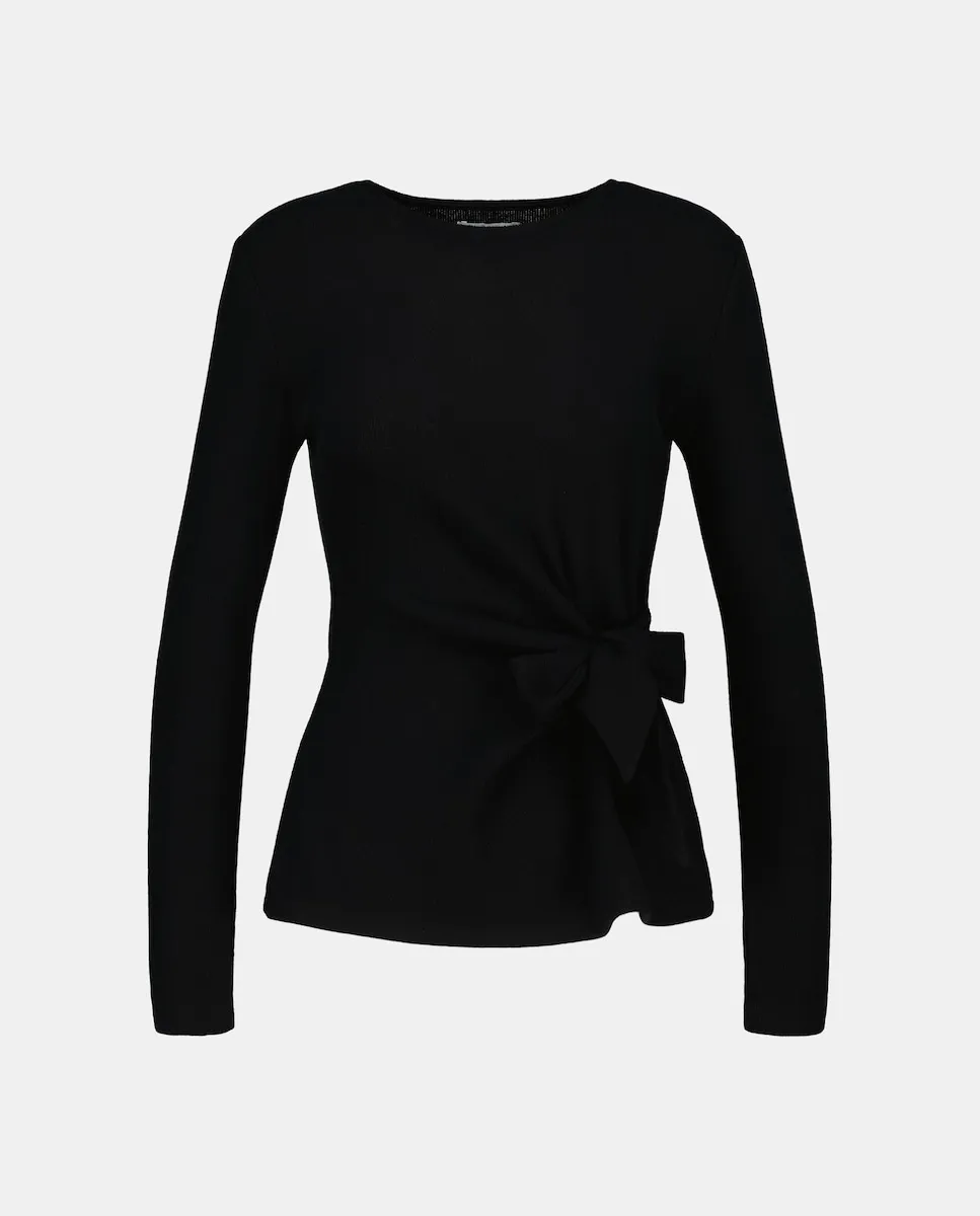 Женская футболка с длинным рукавом и узлом Easy Wear, черный
Женская футболка с длинным рукавом и узлом Easy Wear, черный