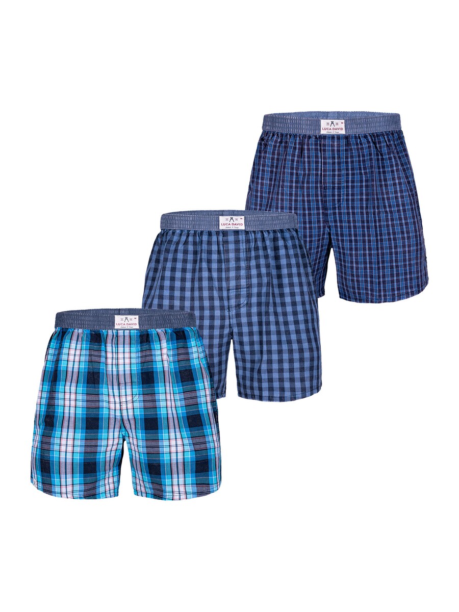 Шорты-боксеры Luca David Boxer shorts Olden Glory, цвет blue/night blue/light blue
Шорты-боксеры Luca David Boxer shorts Olden Glory, цвет blue/night blue/light blue