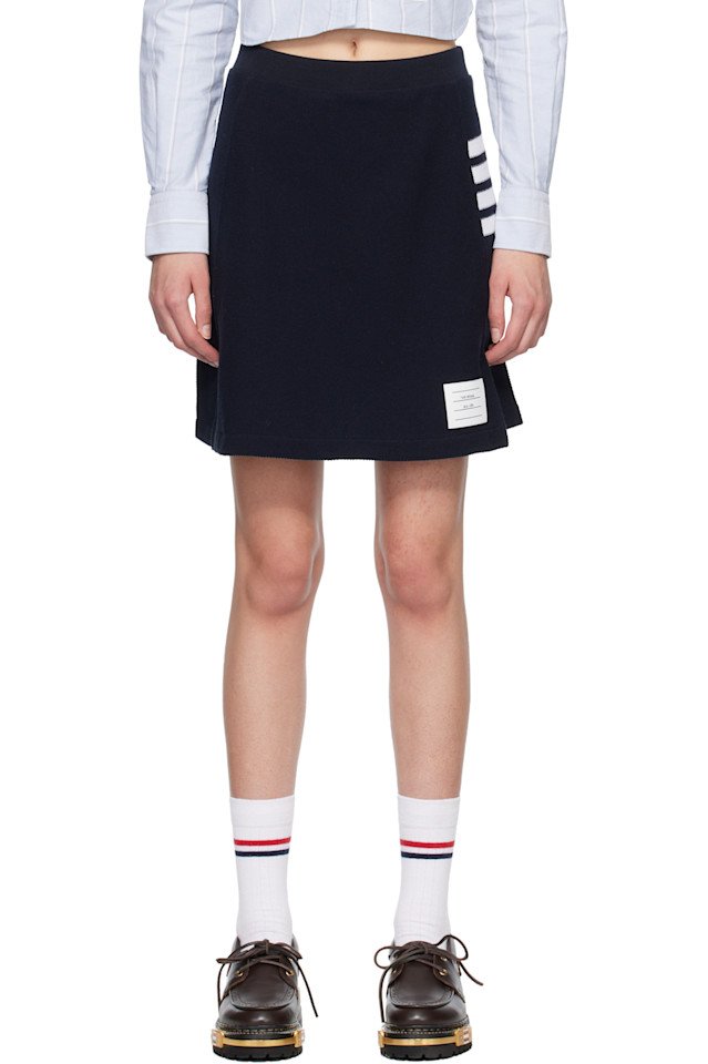 Мини-Юбка со складками Thom Browne, темно-синий
Мини-Юбка со складками Thom Browne, темно-синий