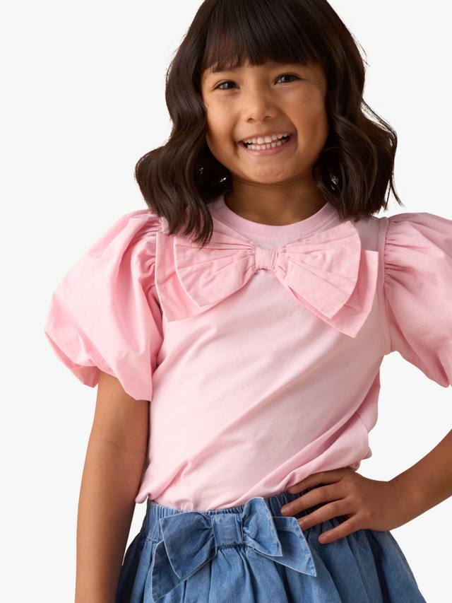Детский топ с пышными рукавами и бантом Angel & Rocket, Pink
Детский топ с пышными рукавами и бантом Angel & Rocket, Pink