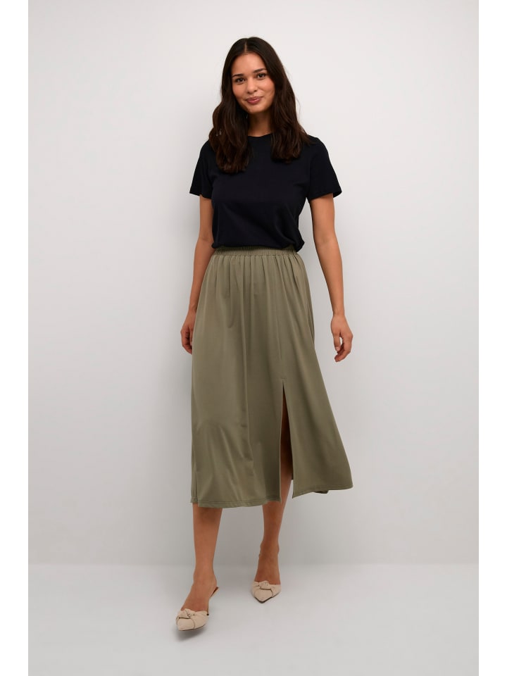 Kaffe Юбка Kamally А-образного силуэта, цвет ветивер
Kaffe Юбка Kamally А-образного силуэта, цвет ветивер