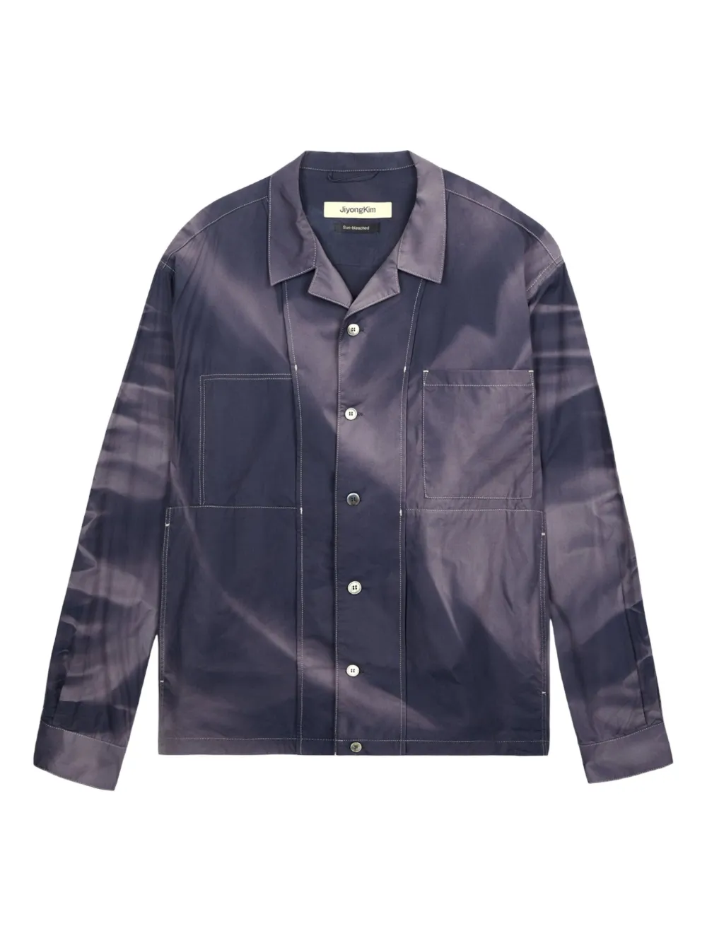 Рубашка с выгоревшим на солнце карманом JiyongKim, синий
Рубашка с выгоревшим на солнце карманом JiyongKim, синий