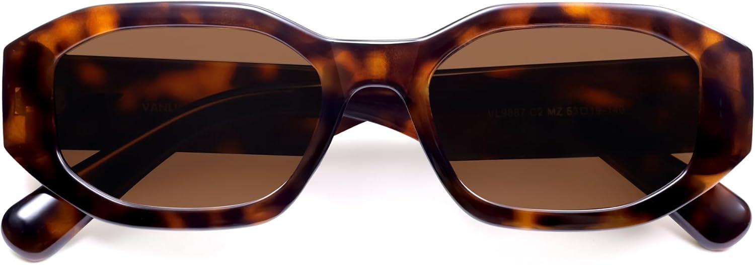 Модные поляризованные шестиугольные солнцезащитные очки VANLINKER для женщин и мужчин в стиле ретро 90-х, прямоугольные, винтажная квадратная оправа VL9887, C2-tortoiseshell/Brown
Модные поляризованные шестиугольные солнцезащитные очки VANLINKER для женщин и мужчин в стиле ретро 90-х, прямоугольные, винтажная квадратная оправа VL9887, C2-tortoiseshell/Brown