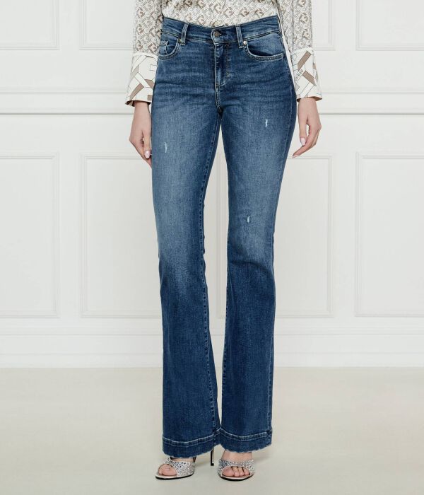 Джинсы женские Liu Jo клеш со стразами и эффектом потертости, синий
Джинсы женские Liu Jo клеш со стразами и эффектом потертости, синий