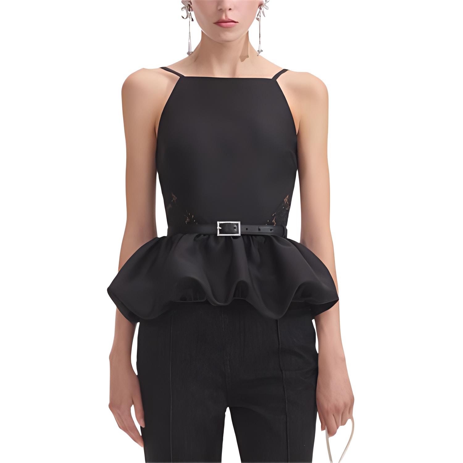 Self-Portrait Классическая женская майка черного цвета
Self-Portrait Классическая женская майка черного цвета