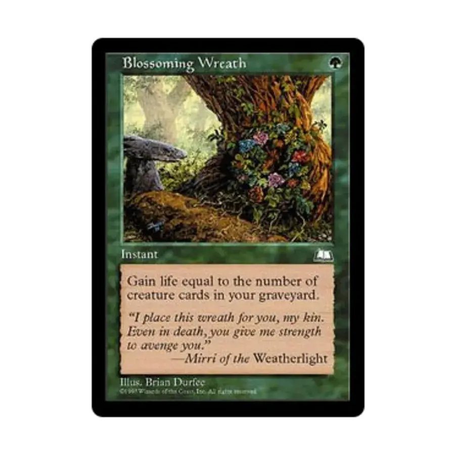 CCG Цветущий венок (С), MTG - Weatherlight
CCG Цветущий венок (С), MTG - Weatherlight