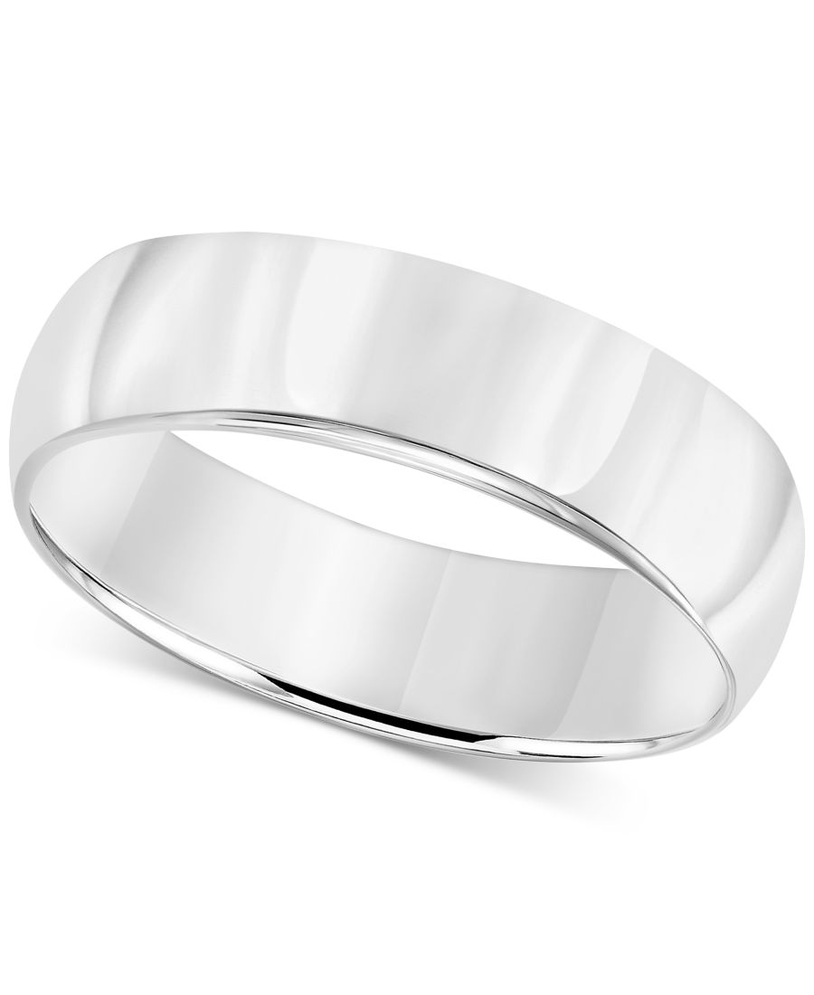 Кольцо из белого золота 14 карат, обручальное кольцо 6 мм Macy's, White Gold
Кольцо из белого золота 14 карат, обручальное кольцо 6 мм Macy's, White Gold