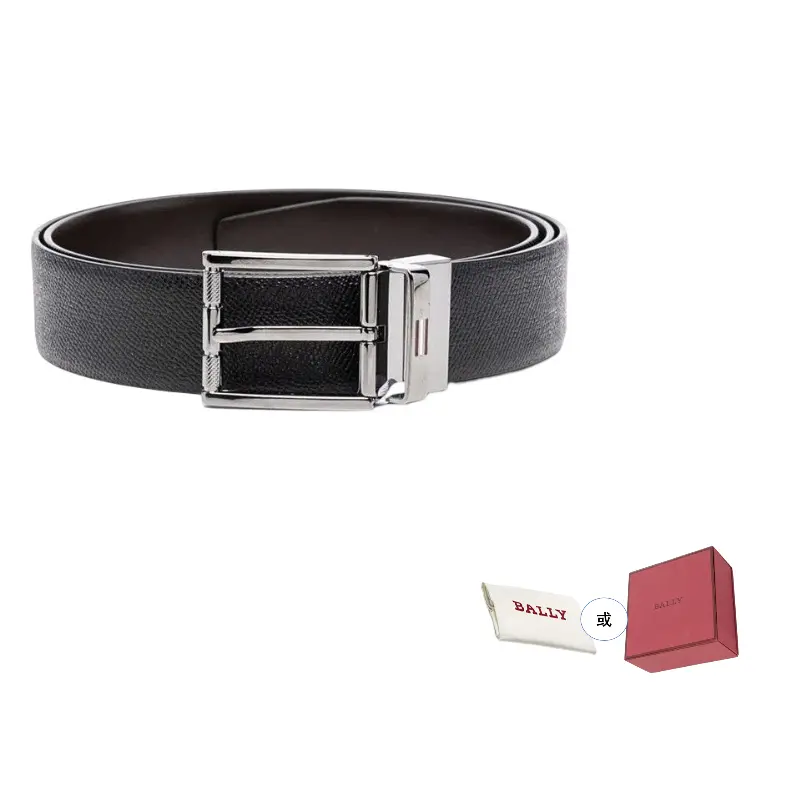 Мужской кожаный ремень с двойной пряжкой в минималистском стиле, ширина 3,5 см BALLY
Мужской кожаный ремень с двойной пряжкой в минималистском стиле, ширина 3,5 см BALLY
