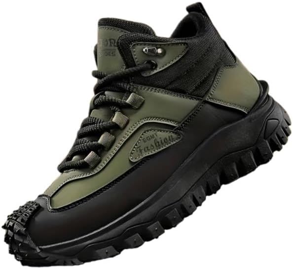 Мужские спортивные обувь и ботинки для улицы, износостойкий верх, походная обувь для сложной местности с сильным сцеплением, кроссовки для скалолазания, кросс-кантри бег быстрые Minlaidian, зеленый
Мужские спортивные обувь и ботинки для улицы, износостойкий верх, походная обувь для сложной местности с сильным сцеплением, кроссовки для скалолазания, кросс-кантри бег быстрые Minlaidian, зеленый