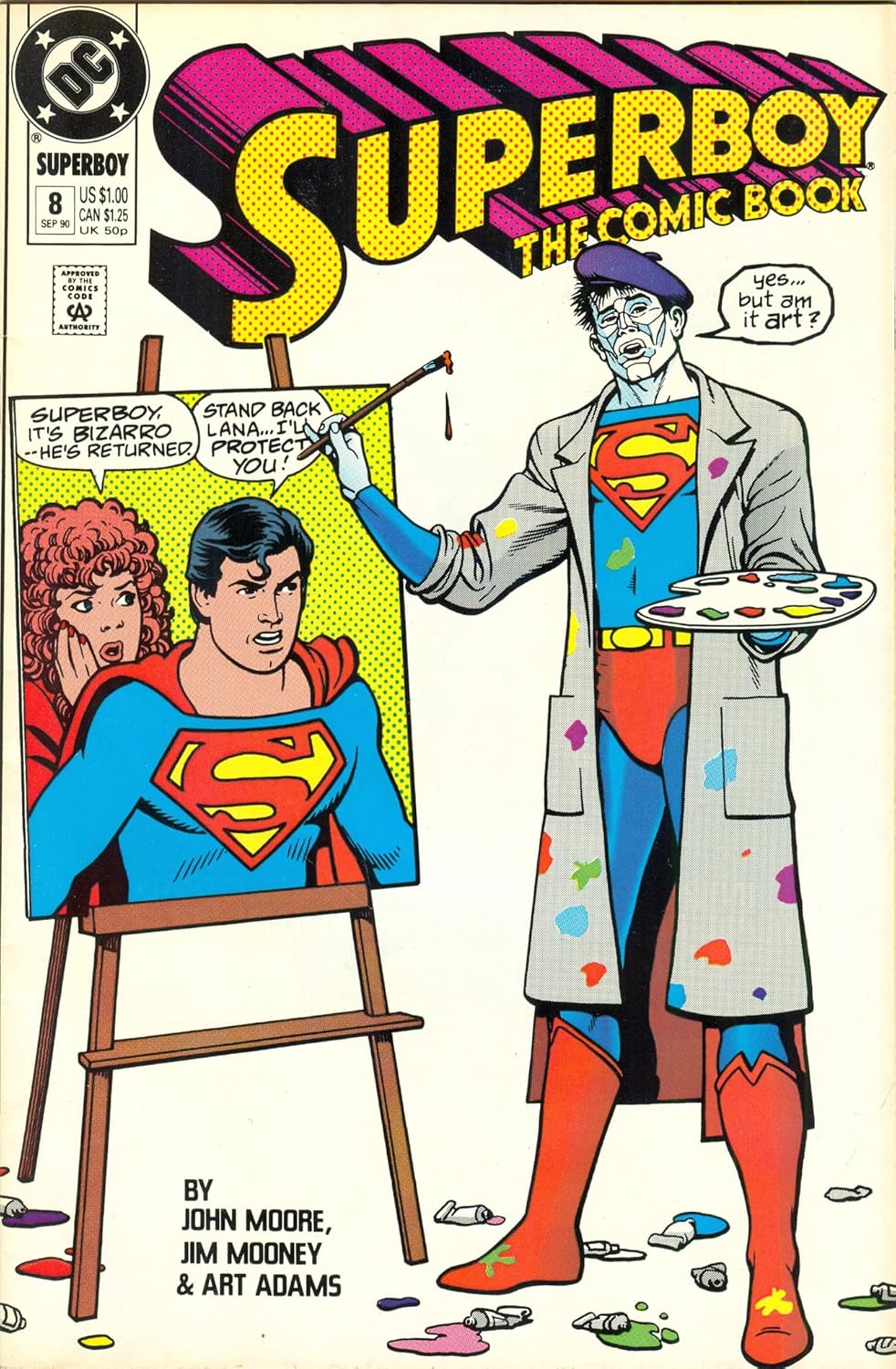Superboy Comic Book #8 sept 1990 (DC Comics)
Superboy Comic Book #8 sept 1990 (DC Comics)