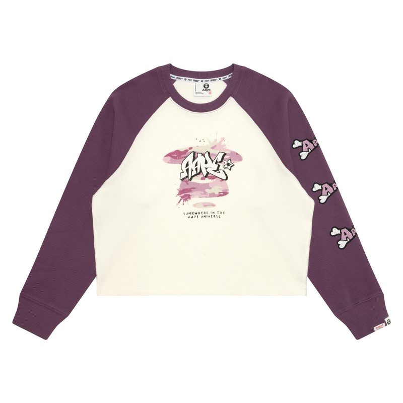 Футболка A Bathing APE с принтом и рукавом реглан Aape, белый
Футболка A Bathing APE с принтом и рукавом реглан Aape, белый