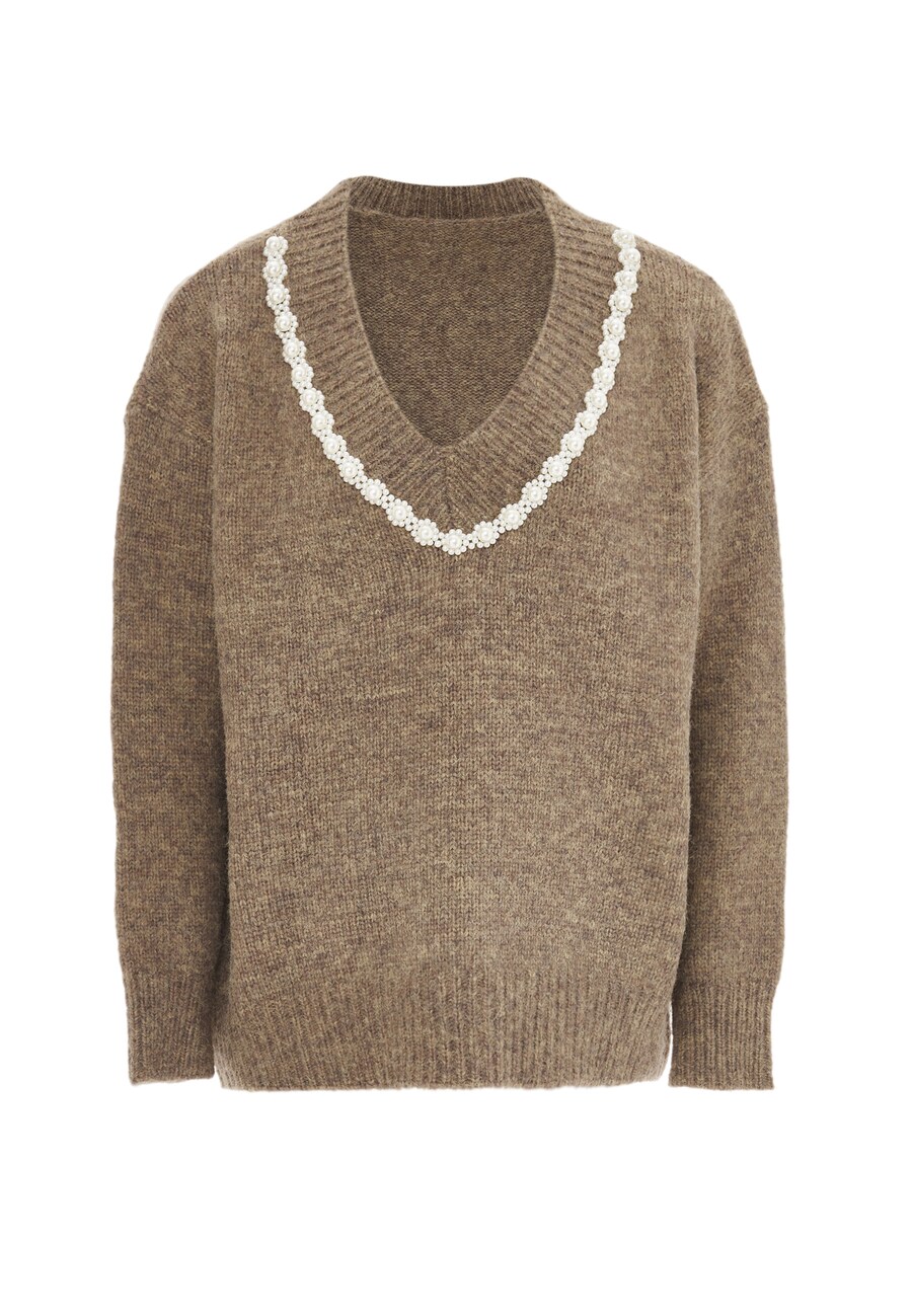 Свитер caissa, серо-коричневый
Свитер caissa, серо-коричневый