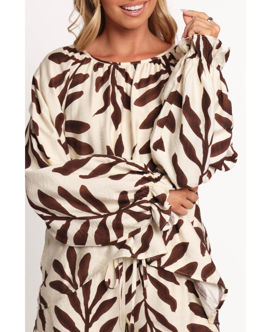 Женская блузка-рубашка с длинными рукавами July Petal and Pup, Brown palm
Женская блузка-рубашка с длинными рукавами July Petal and Pup, Brown palm