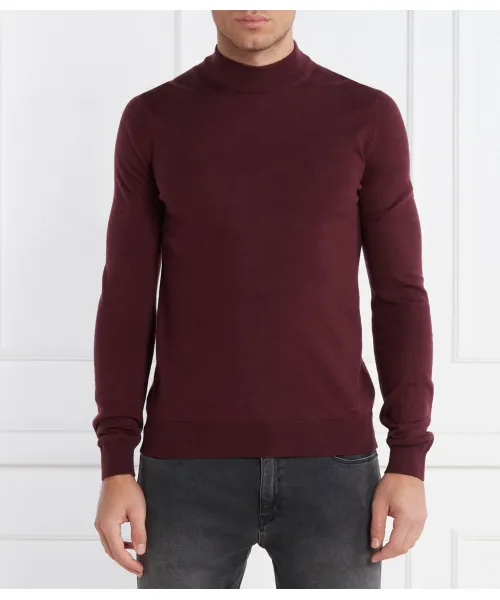 Шерстяной свитер Сан-Маттео Regular fit Hugo, красный 
Шерстяной свитер Сан-Маттео Regular fit Hugo, красный