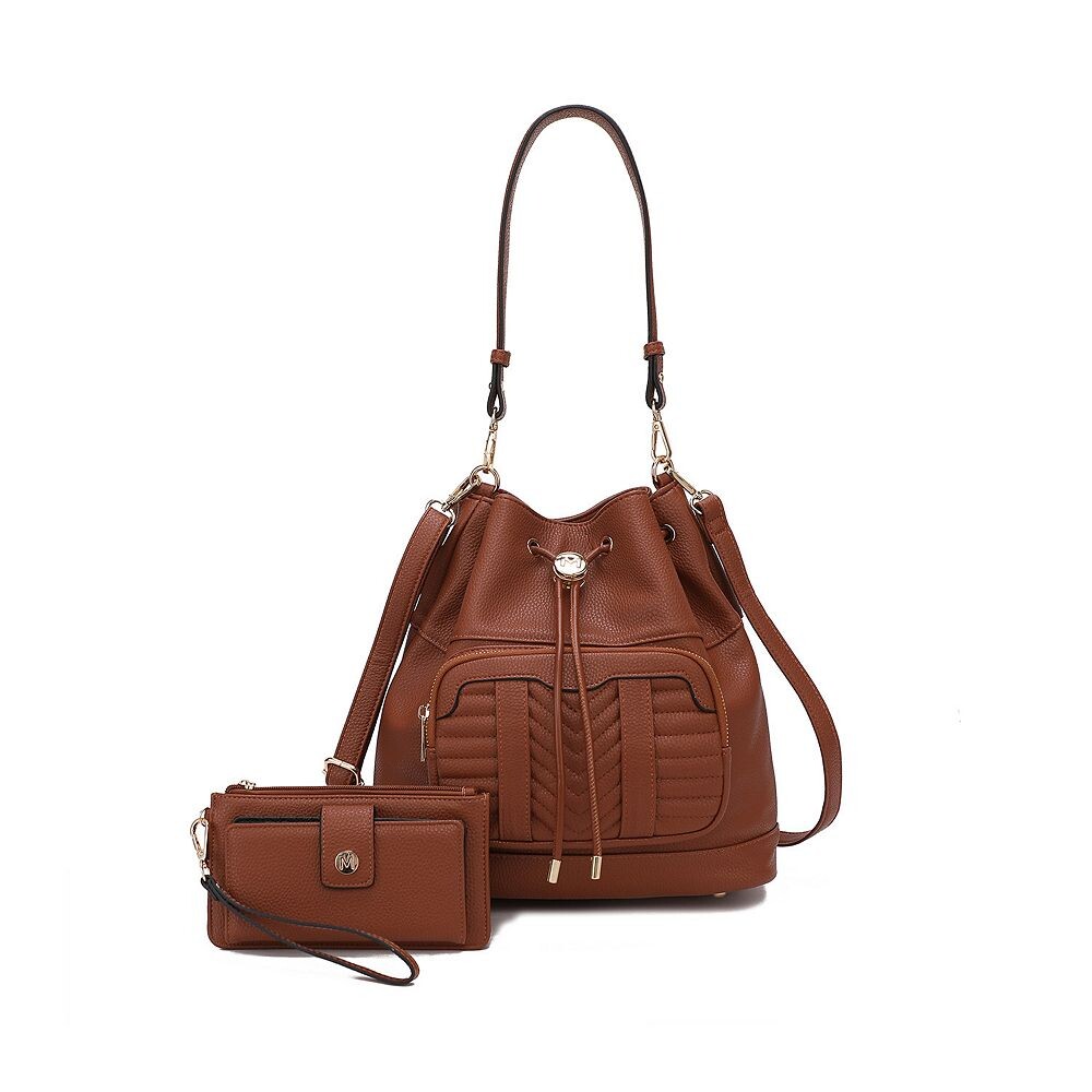 Mkf Collection Ryder Женская сумка через плечо из веганской кожи с кошельком от Mia K — 2 предмета MKF Collection, цвет Cognac
Mkf Collection Ryder Женская сумка через плечо из веганской кожи с кошельком от Mia K — 2 предмета MKF Collection, цвет Cognac