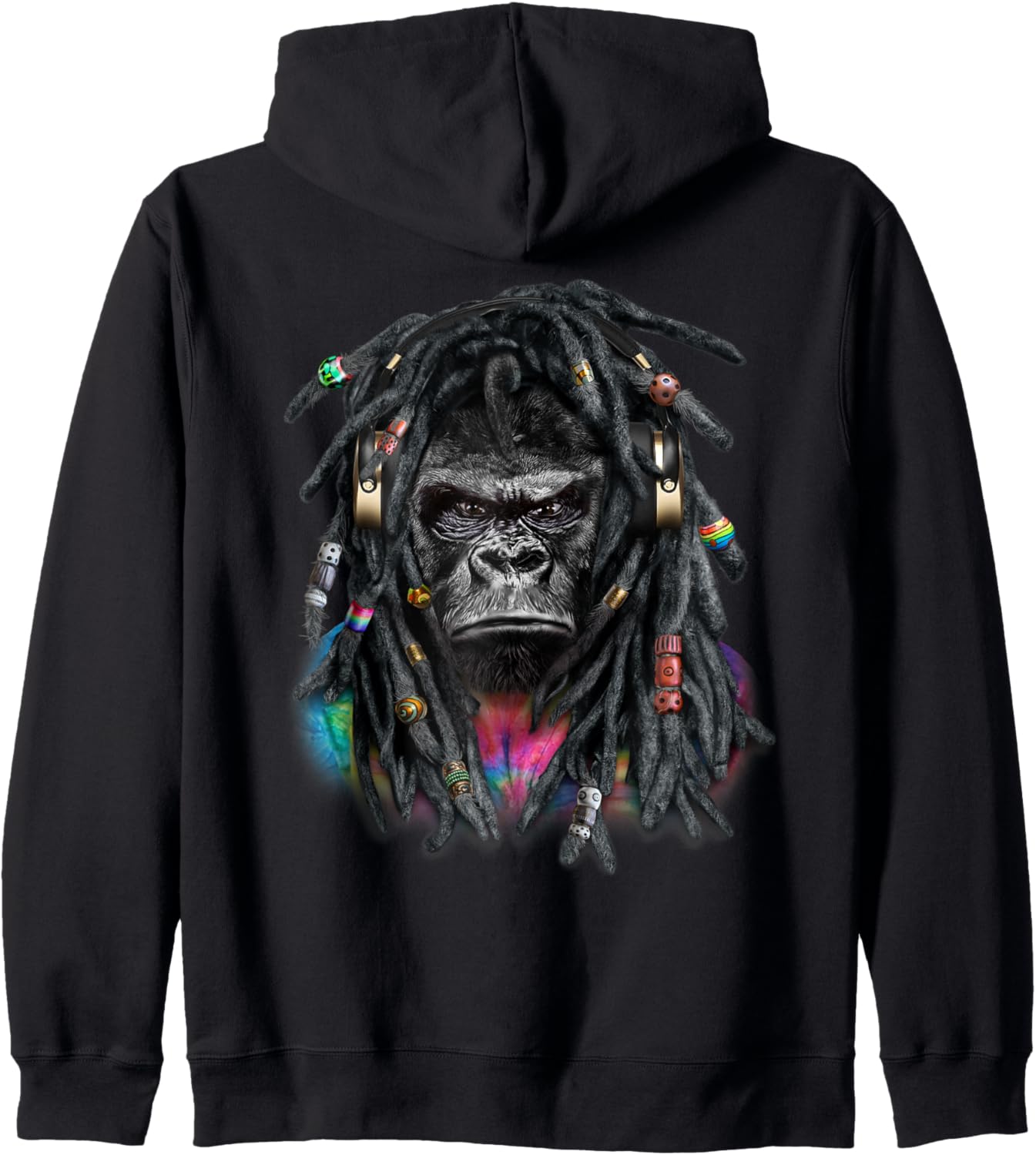 Худи на молнии Dred Hip Hop Reggae Animal Gorilla, черный Fox Republic Design
Худи на молнии Dred Hip Hop Reggae Animal Gorilla, черный Fox Republic Design
