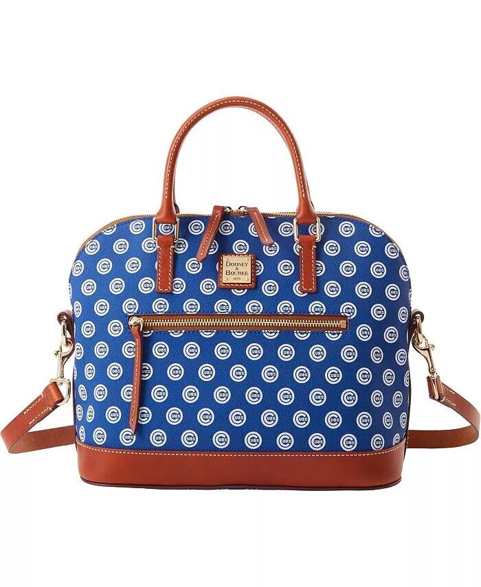 Женская фирменная сумка-саквояж на молнии с куполообразной головкой Chicago Cubs Dooney & Bourke, синий
Женская фирменная сумка-саквояж на молнии с куполообразной головкой Chicago Cubs Dooney & Bourke, синий
