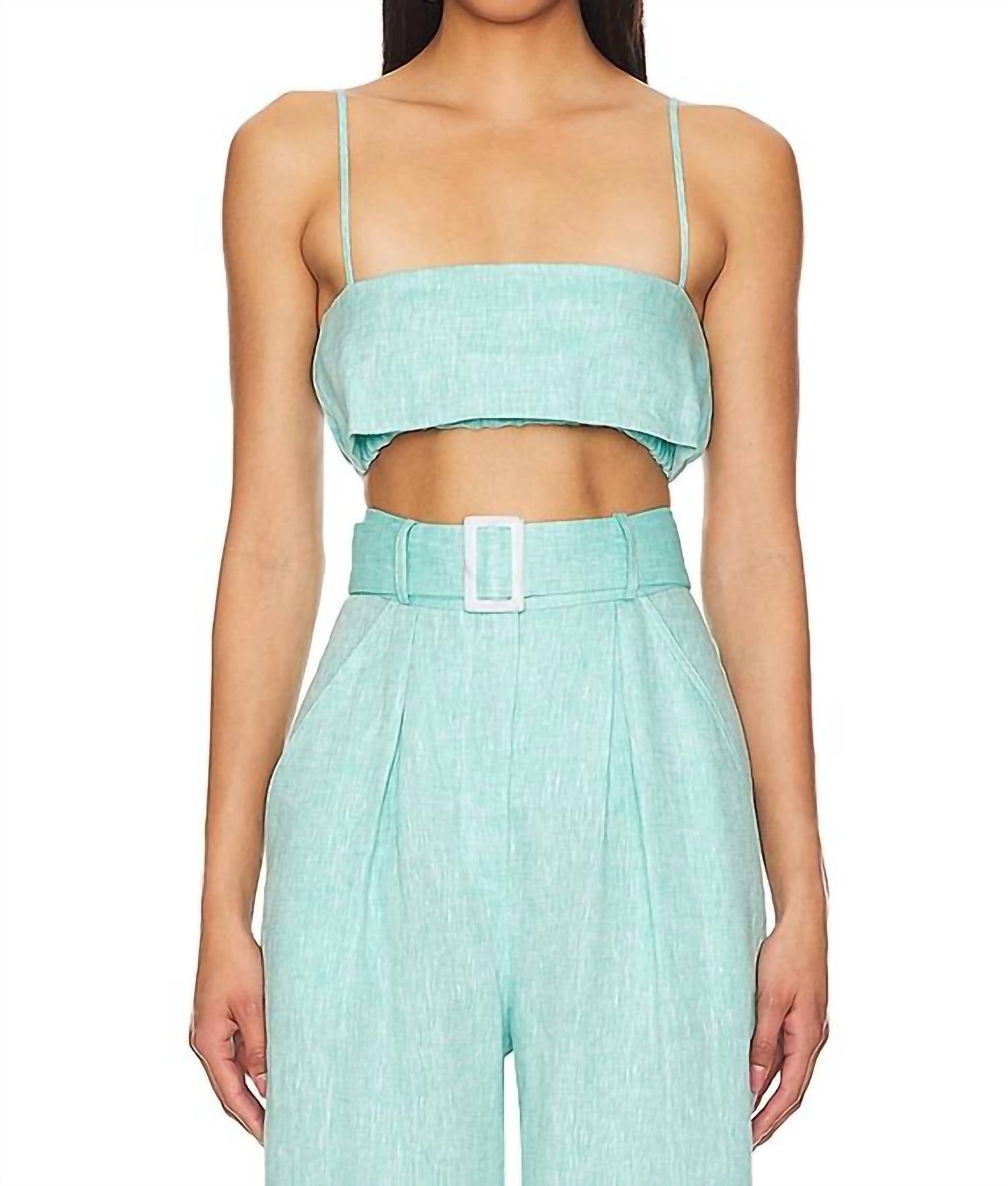 Matthew Bruch Структурированный топ-бандо цвета морской пены
Matthew Bruch Структурированный топ-бандо цвета морской пены