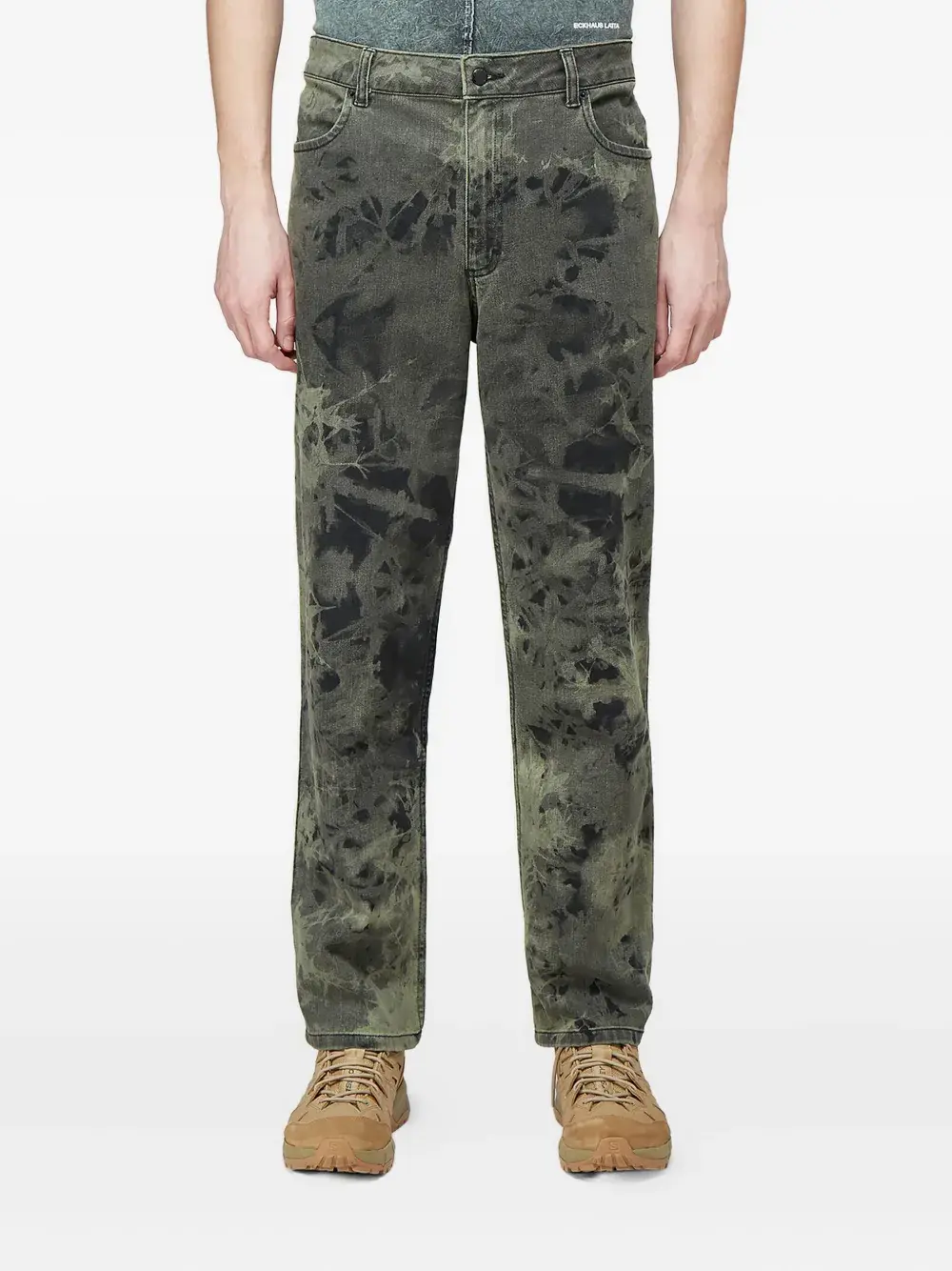 Джинсы с принтом тай-дай Eckhaus Latta, зеленый
Джинсы с принтом тай-дай Eckhaus Latta, зеленый