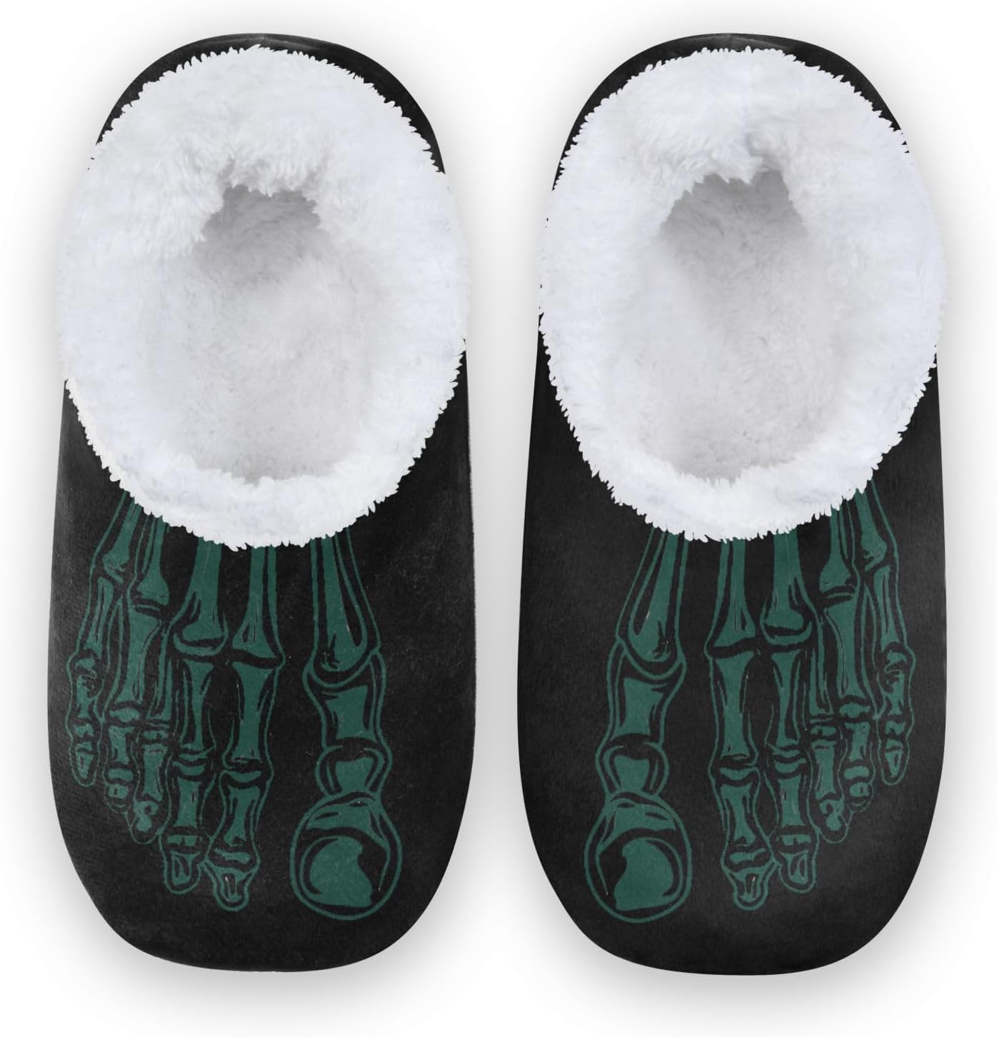 Домашние зимние тапочки DOMIKING с рисунком скелета, пушистой нескользящей мягкой подошвой, уютные домашние тапочки для мужчин и женщин. Подходят как мужчинам, так и женщинам, зеленый
Домашние зимние тапочки DOMIKING с рисунком скелета, пушистой нескользящей мягкой подошвой, уютные домашние тапочки для мужчин и женщин. Подходят как мужчинам, так и женщинам, зеленый