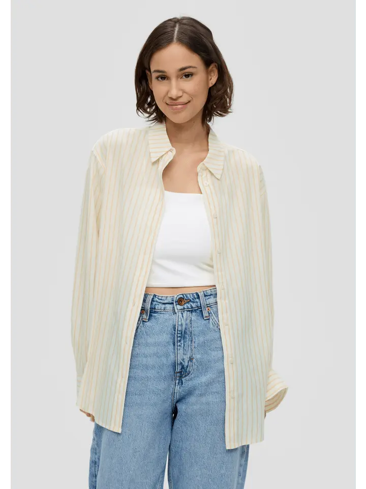 Блуза QS langarm, цвет weiß-orange
Блуза QS langarm, цвет weiß-orange