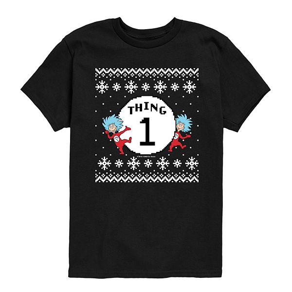 Футболка с принтом Thing One из "Кота в шляпе" для мальчиков 8-20 Dr. Seuss, Black
Футболка с принтом Thing One из "Кота в шляпе" для мальчиков 8-20 Dr. Seuss, Black