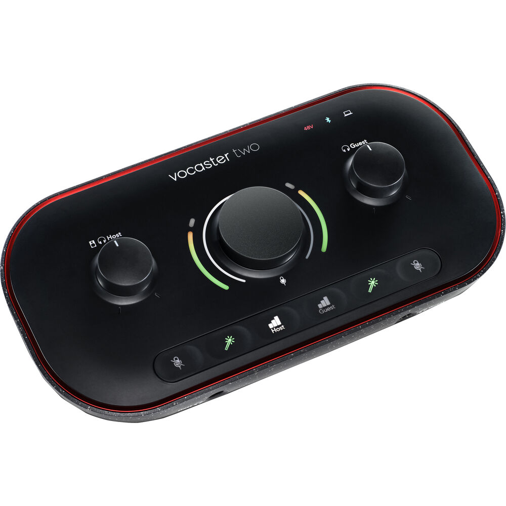 Аудиоинтерфейс Focusrite Vocaster с двумя USB-C
Аудиоинтерфейс Focusrite Vocaster с двумя USB-C